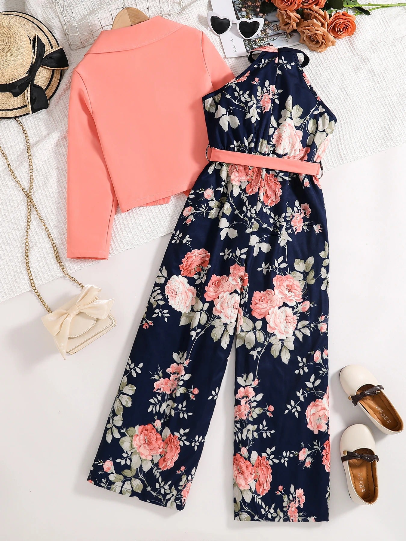 Pink Vacation Outfit Set
